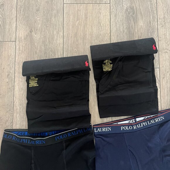 Polo Ralph Lauren Men's  Cotton Classic-Fit V-Neck Undershirts + 2 Boxer Briefs - Picture 5 of 6